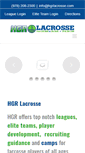 Mobile Screenshot of hgrlacrosse.com